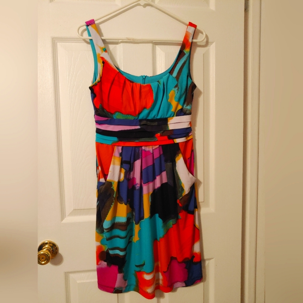 Multicolored Bisou Bisou Dress